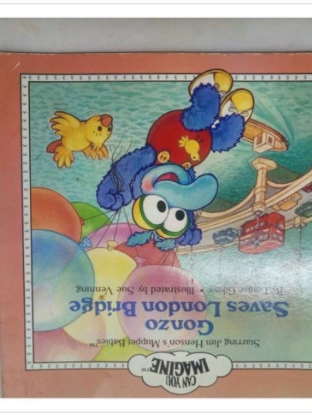 Gonzo Saves London Bridge Muppet Babies Can You Imagine Series 1986 PB